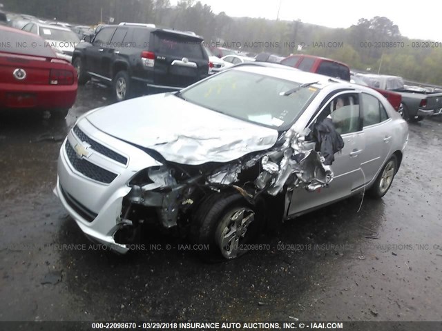 1G11B5SA7DF351582 - 2013 CHEVROLET MALIBU LS ვერცხლისფერი ფოტო 2