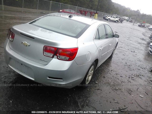 1G11B5SA7DF351582 - 2013 CHEVROLET MALIBU LS ვერცხლისფერი ფოტო 4