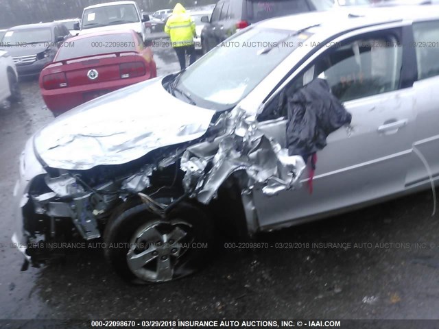 1G11B5SA7DF351582 - 2013 CHEVROLET MALIBU LS ვერცხლისფერი ფოტო 6