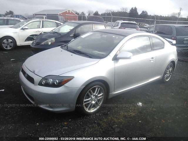 JTKDE167290287568 - 2009 TOYOTA SCION TC SILVER photo 2