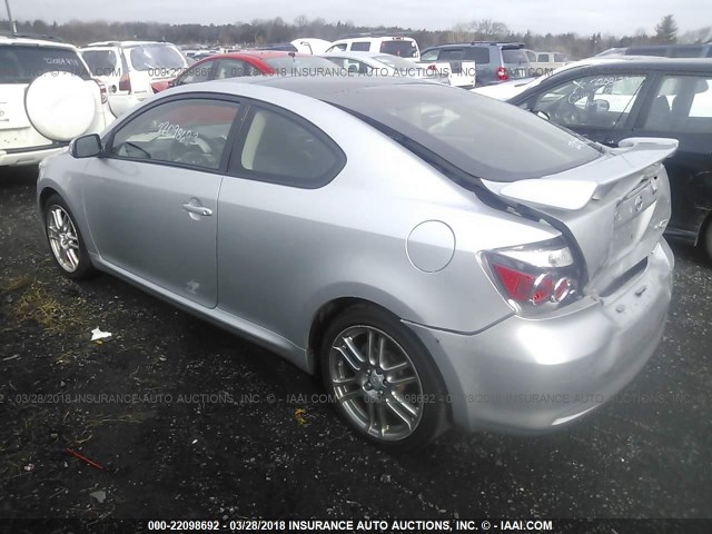 JTKDE167290287568 - 2009 TOYOTA SCION TC SILVER photo 3