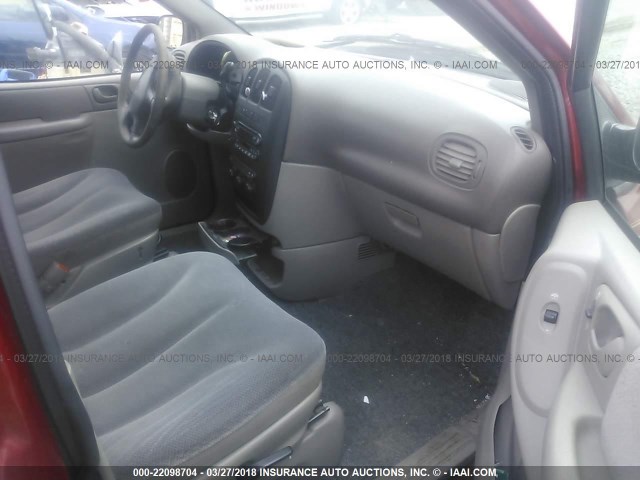 1D4GP25B73B147363 - 2003 DODGE CARAVAN SE MAROON photo 5