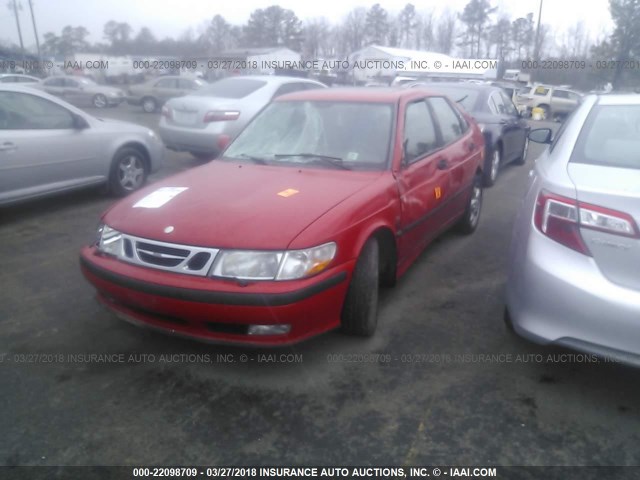 YS3DF58K712022028 - 2001 SAAB 9-3 SE RED photo 2