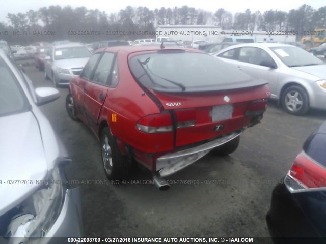 YS3DF58K712022028 - 2001 SAAB 9-3 SE RED photo 3