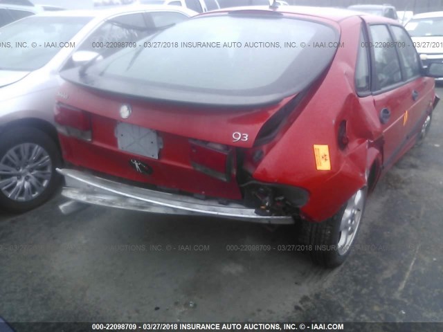 YS3DF58K712022028 - 2001 SAAB 9-3 SE RED photo 6