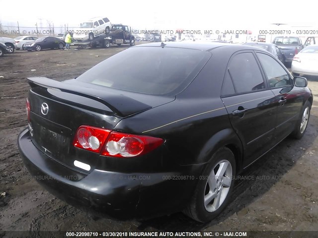 1YVFP80C045N12729 - 2004 MAZDA 6 I BLACK photo 6