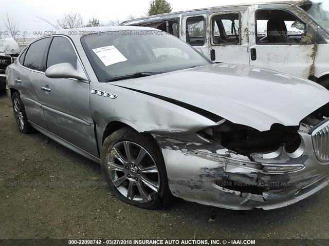 2G4WN58C781225891 - 2008 BUICK LACROSSE SUPER SERIES SILVER photo 6