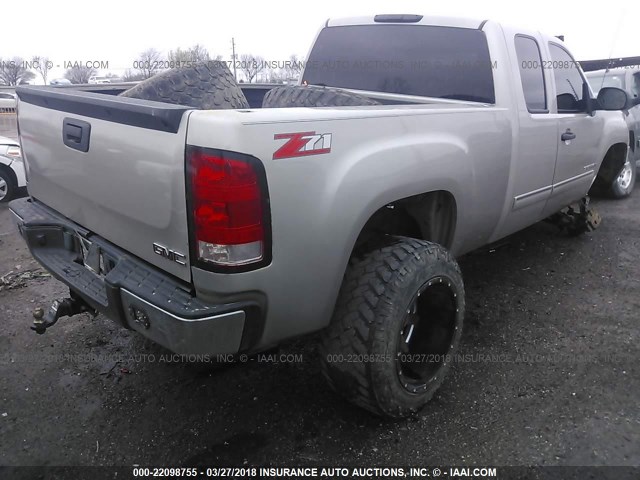 1GTEC19J68Z170014 - 2008 GMC SIERRA C1500 TAN photo 4