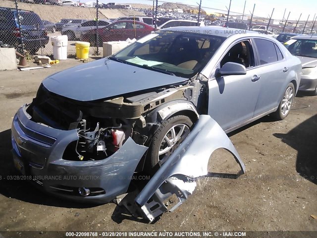1G1ZK57B19F145556 - 2009 CHEVROLET MALIBU LTZ 浅蓝色 照片 2
