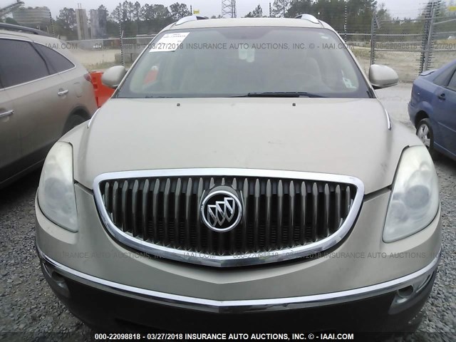 5GAER23D09J106298 - 2009 BUICK ENCLAVE CXL TAN photo 6