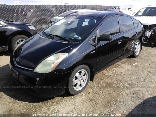 JTDKB20U663167987 - 2006 TOYOTA PRIUS BLACK photo 2