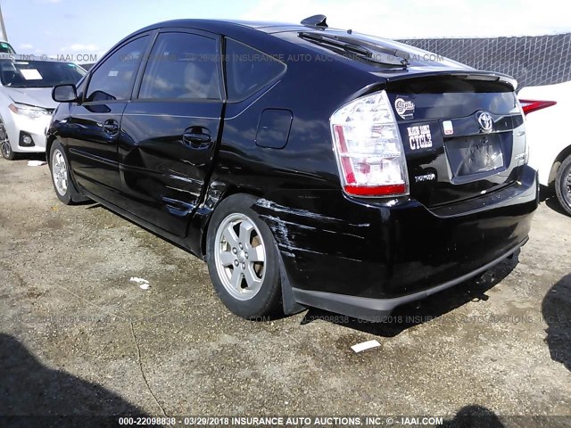 JTDKB20U663167987 - 2006 TOYOTA PRIUS BLACK photo 6