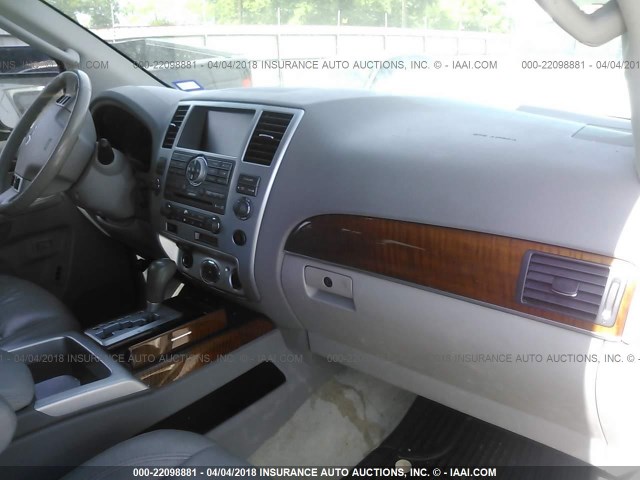 5N3AA08D38N910719 - 2008 INFINITI QX56 WHITE photo 5