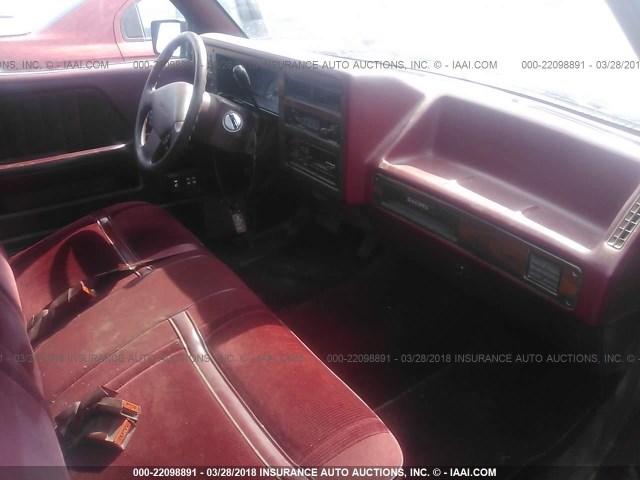 1B7FL26X7NS520564 - 1992 DODGE DAKOTA RED photo 5