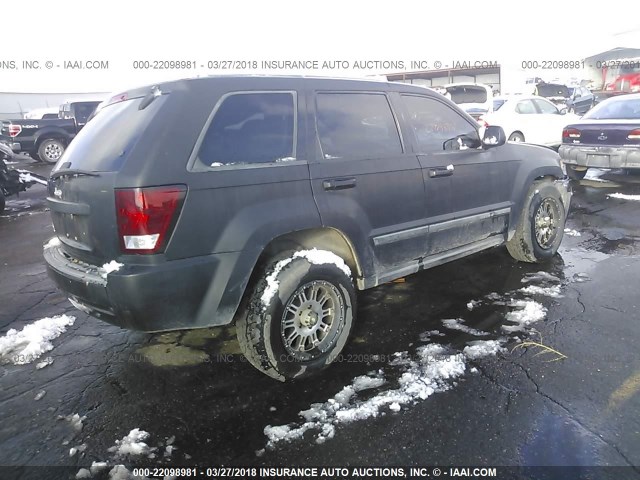 1J8GR48K07C656508 - 2007 JEEP GRAND CHEROKEE LAREDO/COLUMBIA/FREEDOM 黑色 照片 4