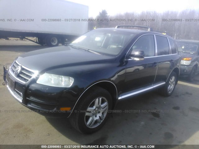 WVGZM77L65D061191 - 2005 VOLKSWAGEN TOUAREG 4.2 BLACK photo 2