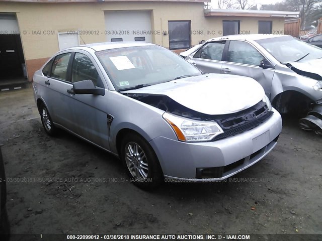 1FAHP35N78W108439 - 2008 FORD FOCUS SE/SEL/SES GRAY photo 1