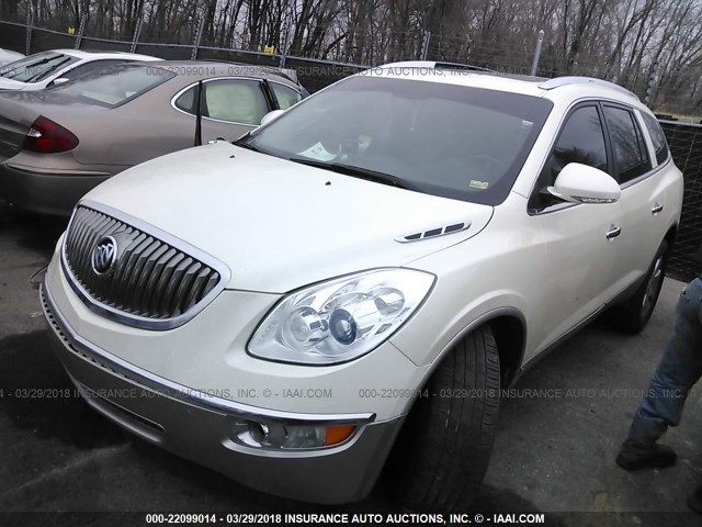 5GAER23708J171919 - 2008 BUICK ENCLAVE CXL თეთრი ფოტო 2