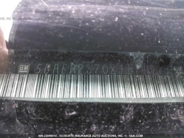 5GAER23708J171919 - 2008 BUICK ENCLAVE CXL თეთრი ფოტო 9