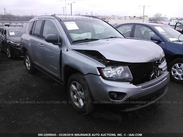 1C4NJCBA8ED844314 - 2014 JEEP COMPASS SPORT SILVER photo 1