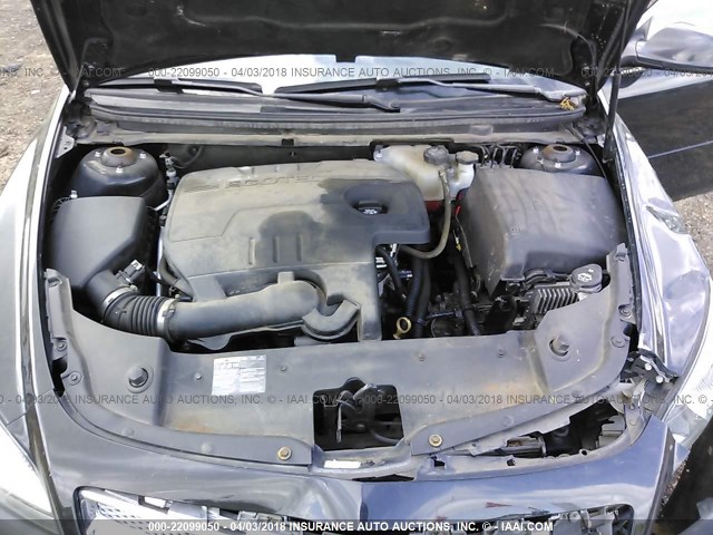 1G1ZC5E08CF173263 - 2012 CHEVROLET MALIBU 1LT 黑色 照片 10