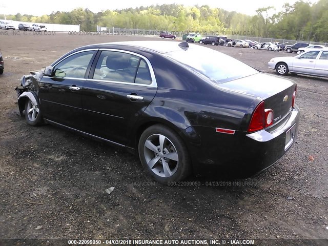 1G1ZC5E08CF173263 - 2012 CHEVROLET MALIBU 1LT 黑色 照片 3