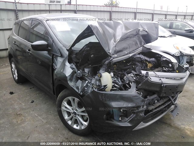 1FMCU0GD5HUC24343 - 2017 FORD ESCAPE SE GRAY photo 1