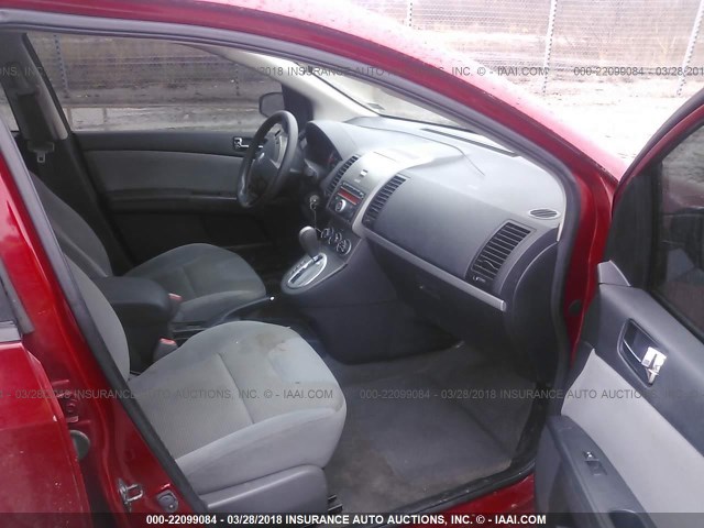 3N1AB6AP6AL667157 - 2010 NISSAN SENTRA 2.0/2.0S/SR/2.0SL RED photo 5