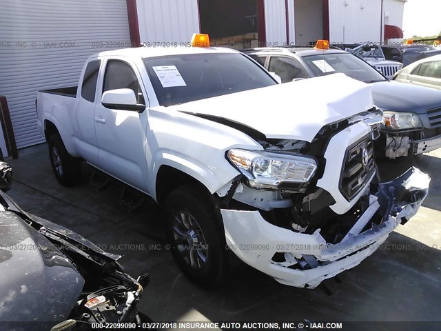 5TFRX5GN4HX099619 - 2017 TOYOTA TACOMA ACCESS CAB/SR/SR5 WHITE photo 1