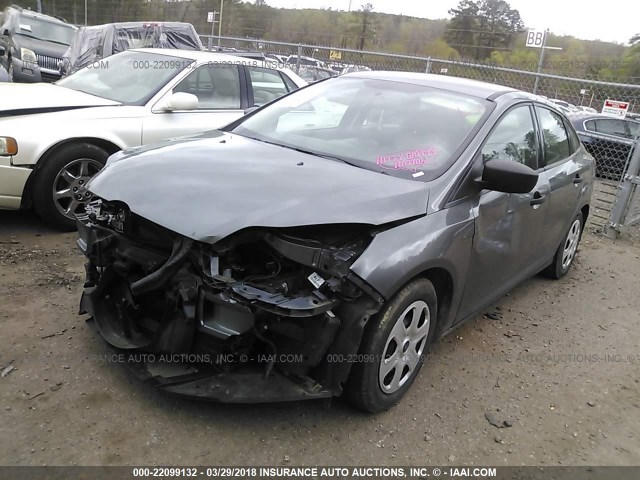 1FADP3E25DL155453 - 2013 FORD FOCUS S GRAY photo 2