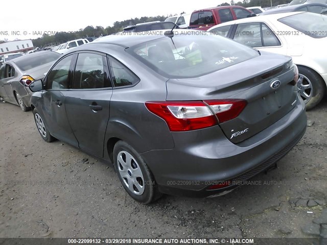 1FADP3E25DL155453 - 2013 FORD FOCUS S GRAY photo 3