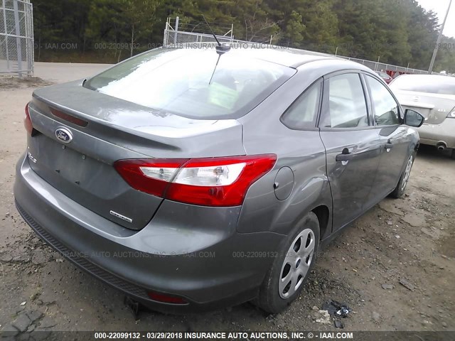 1FADP3E25DL155453 - 2013 FORD FOCUS S GRAY photo 4