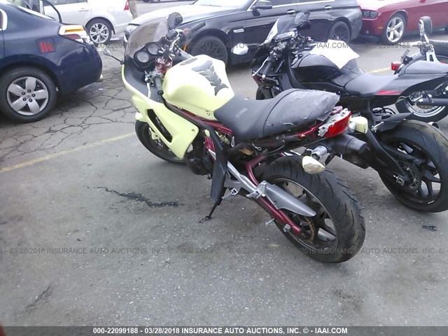 JKAEXEA116A012239 - 2006 KAWASAKI EX650 A6F YELLOW photo 3