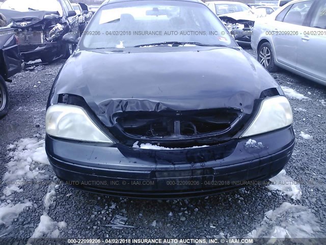 1MEFM50U01A646096 - 2001 MERCURY SABLE GS BLACK photo 6