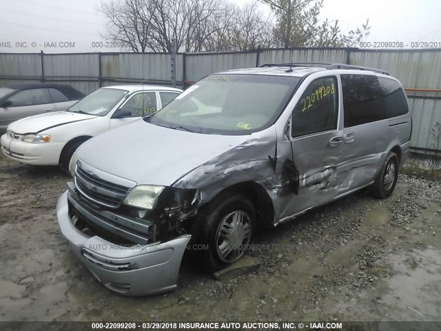 1GNDX13E63D165257 - 2003 CHEVROLET VENTURE LUXURY SILVER photo 2