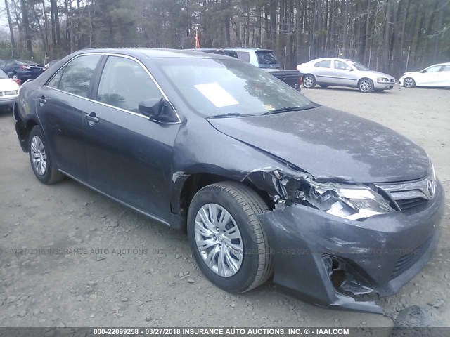 4T4BF1FK2DR298248 - 2013 TOYOTA CAMRY L/SE/LE/XLE GRAY photo 6