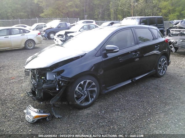 JTNKARJE5HJ536495 - 2017 TOYOTA COROLLA IM BLACK photo 2