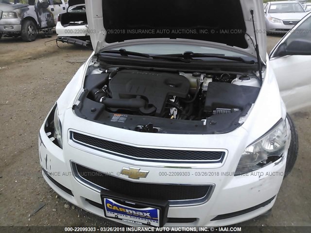 1G1ZA5E08CF355535 - 2012 CHEVROLET MALIBU LS 白色 照片 10