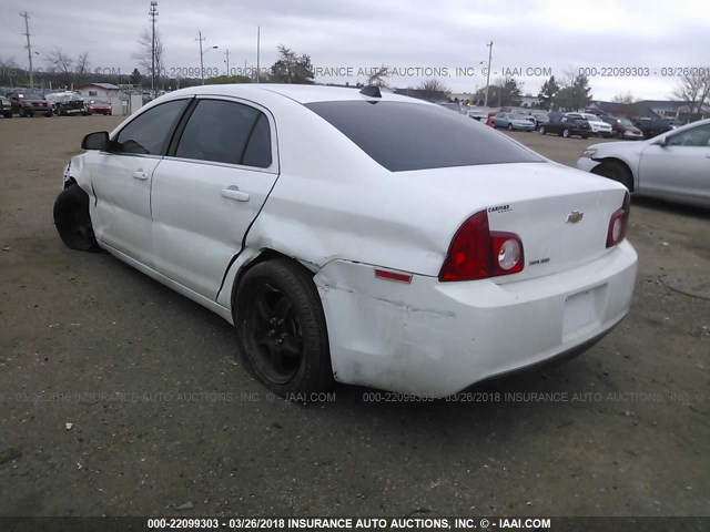 1G1ZA5E08CF355535 - 2012 CHEVROLET MALIBU LS 白色 照片 3