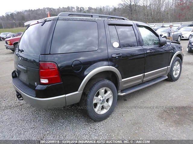 1FMDU74W64UA27002 - 2004 FORD EXPLORER EDDIE BAUER BLACK photo 4