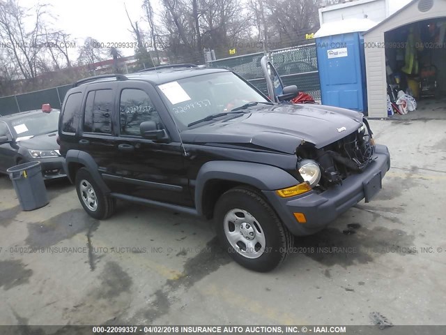 1J4GL48K87W670402 - 2007 JEEP LIBERTY SPORT Qara foto 1