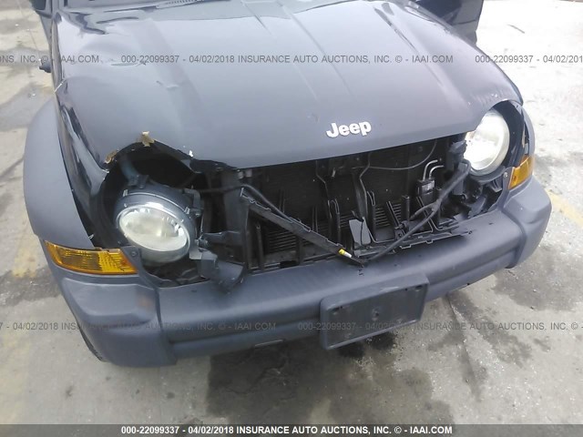 1J4GL48K87W670402 - 2007 JEEP LIBERTY SPORT Qara foto 6