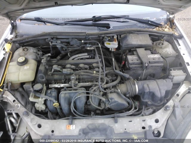 1FAHP34N67W324797 - 2007 FORD FOCUS ZX4/S/SE/SES 银色 照片 10