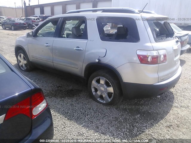 1GKER33717J105287 - 2007 GMC ACADIA SLT-2 SILVER photo 3