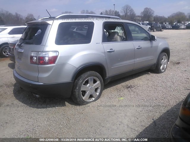 1GKER33717J105287 - 2007 GMC ACADIA SLT-2 SILVER photo 4