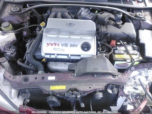 4T1BF32K84U074915 - 2004 TOYOTA CAMRY LE/XLE/SE MAROON photo 10