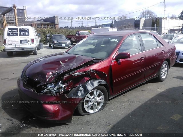 4T1BF32K84U074915 - 2004 TOYOTA CAMRY LE/XLE/SE MAROON photo 2