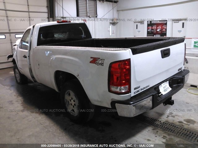 1GTEK14058Z223268 - 2008 GMC SIERRA K1500 WHITE photo 3