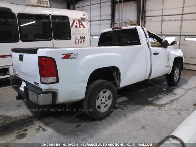 1GTEK14058Z223268 - 2008 GMC SIERRA K1500 WHITE photo 4