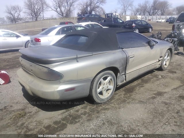 2G2FS32K312143646 - 2001 PONTIAC FIREBIRD SILVER photo 4